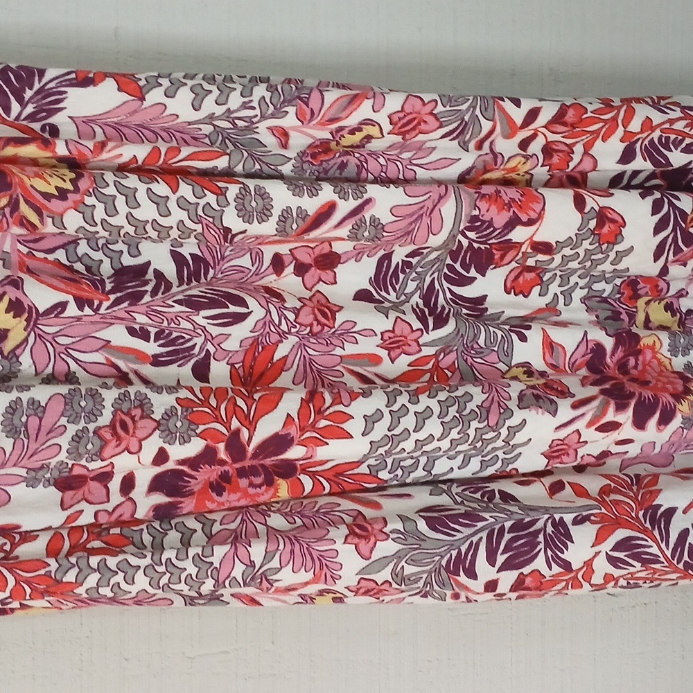 Knox Rose Boho Floral Maxi Tiered Dress Size Small - Picture 5 of 10
